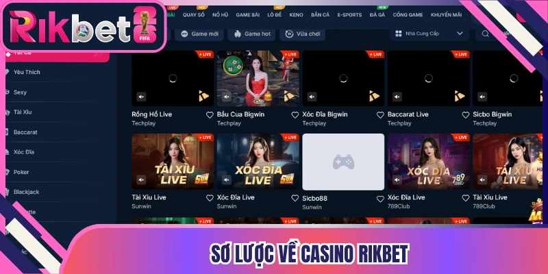 Sơ lược về casino Rikbet