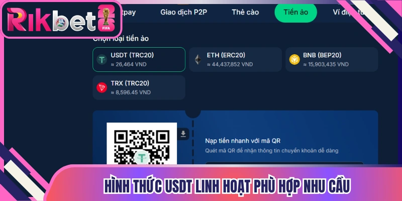 Quet ma qr de nhan thong tin chuyen khoan de dang