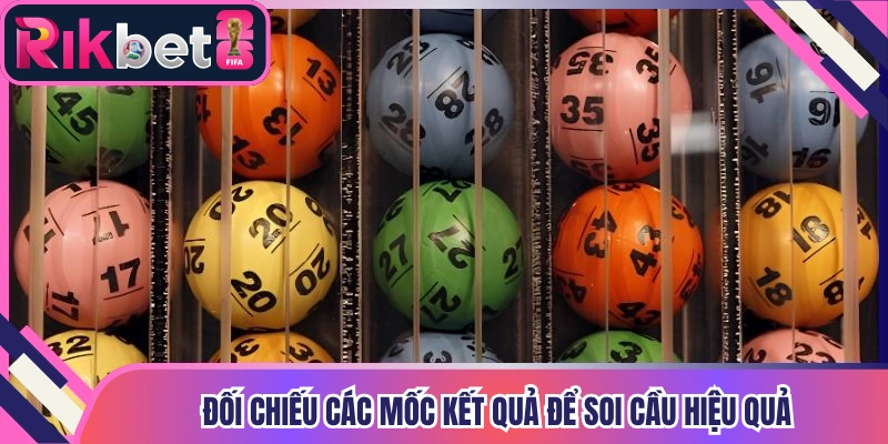 Đối chiếu các mốc kết quả để soi cầu hiệu quả